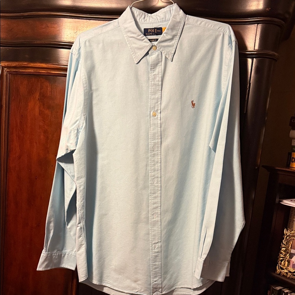 Polo by Ralph Lauren Sky Blue Casual Shirt
